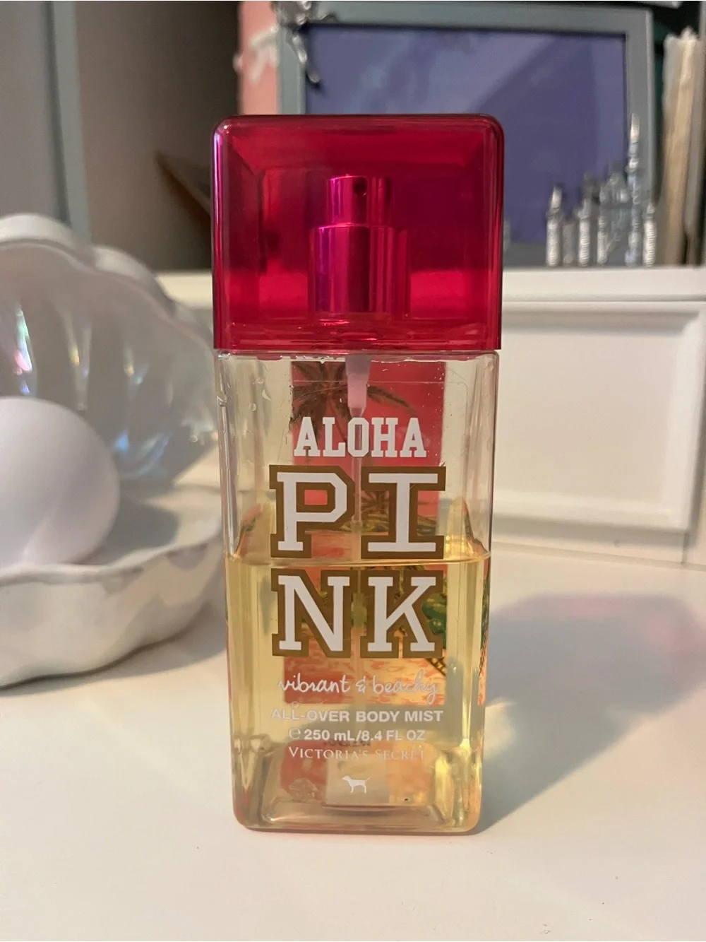 Vintage y2k Victoria's Secret Aloha Pink beachy body mist retired